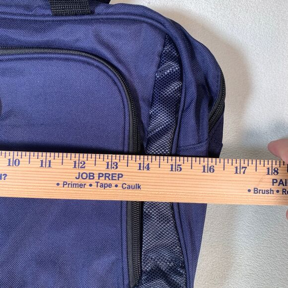 JEEP BRAND CARRY ON LAPTOP COMPUTER BAG  BLUE ZIPPER CLOSURE - Picture 3 of 8